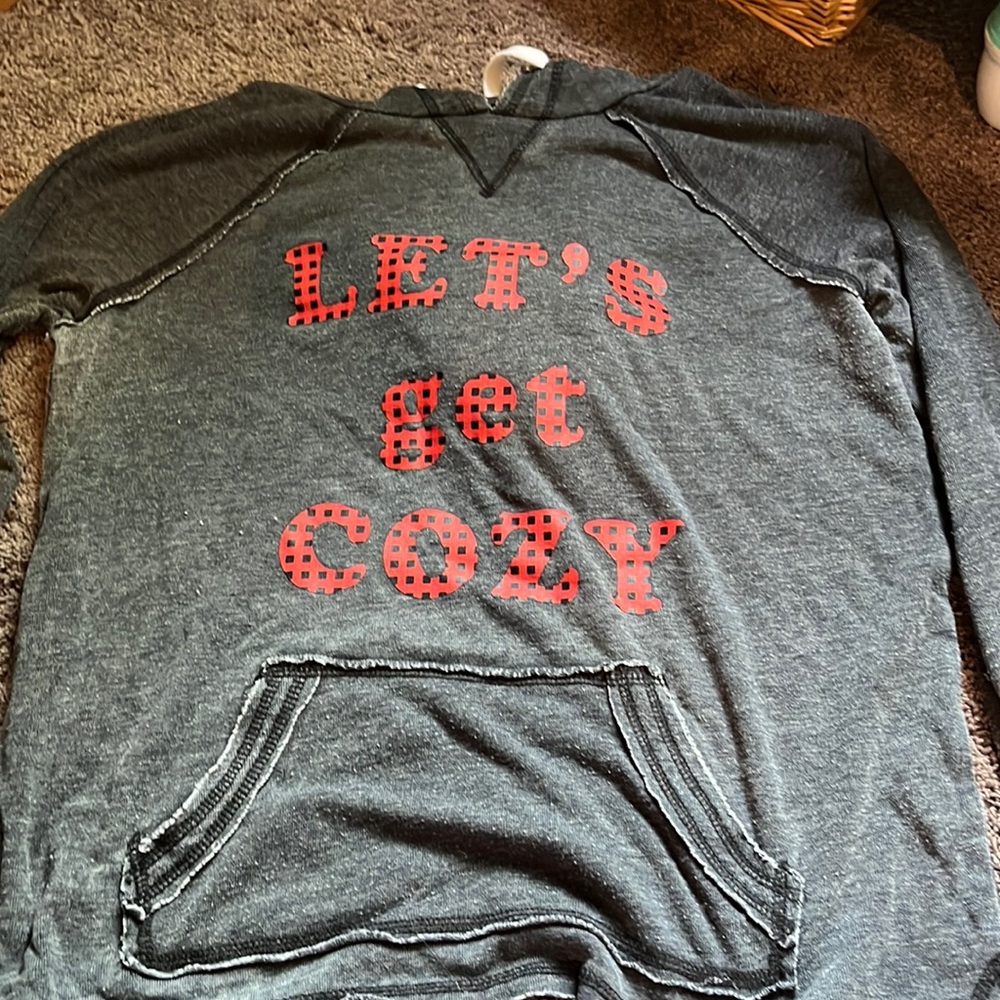 let’s get cozy hoodie